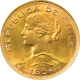 100 PESO CHILE GOLD COIN
