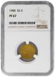 1908 $2.5 Gold Indian Proof 67 by NGC