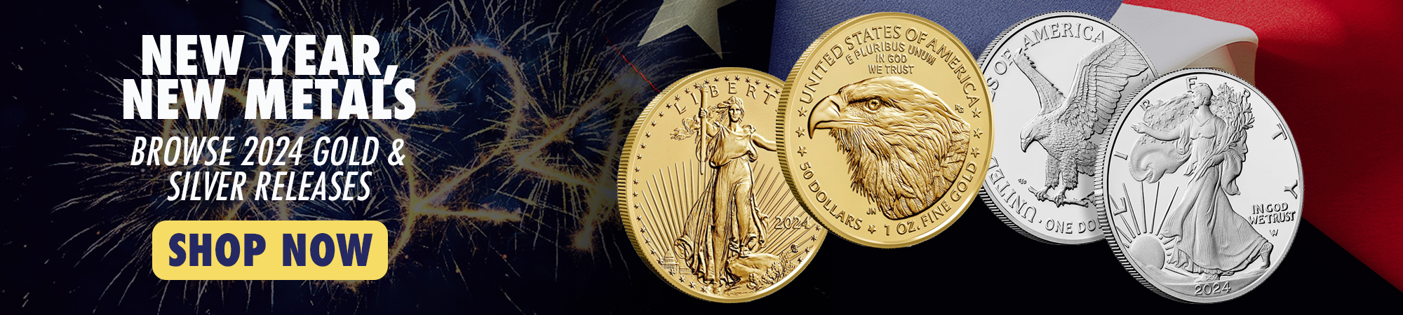2024 U.S. Mint Gold and Silver Are Here